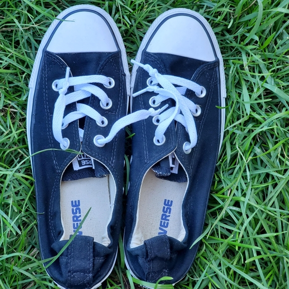 Converse all star slipons blue and white - Picture 3 of 8